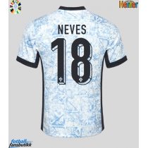 Portugal Ruben Neves #18 Bortedrakt EM 2024 Kortermet